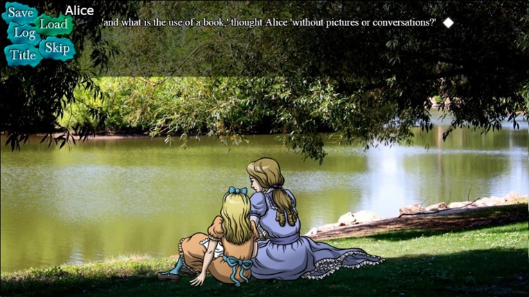 BRG's Alice in Wonderland Visual Novel screenshot