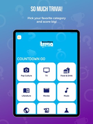 Buzztime Trivia screenshot