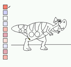 Color a Dinosaur Image