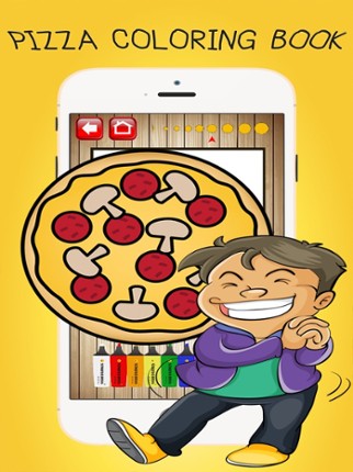 Color ME: Pizza Maker Fun Coloring Book Pages Kids screenshot