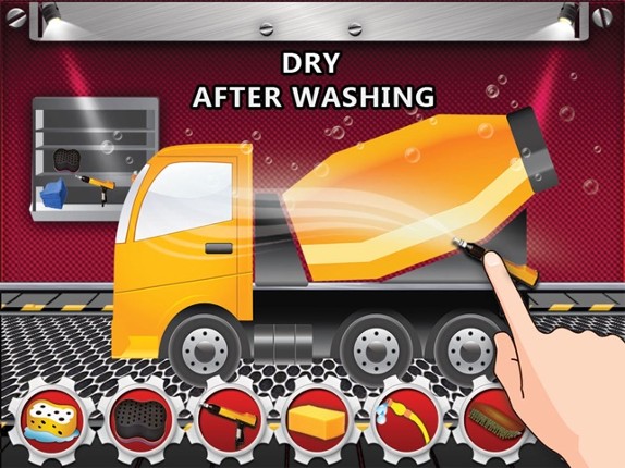 Construction Washing Workshop : Remove Machine's Dirty after heavy work Image