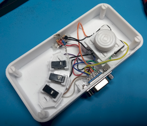 DIY Amiga & C64 GamePad 3D printable screenshot