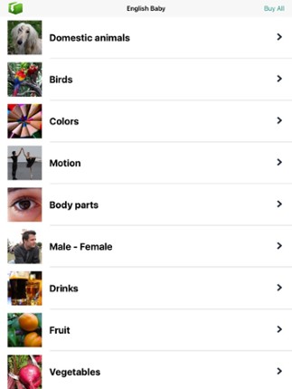 English Baby With Photos (Learning &amp; Practice) screenshot