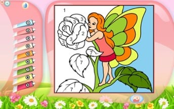 Fairies Coloring Book Image