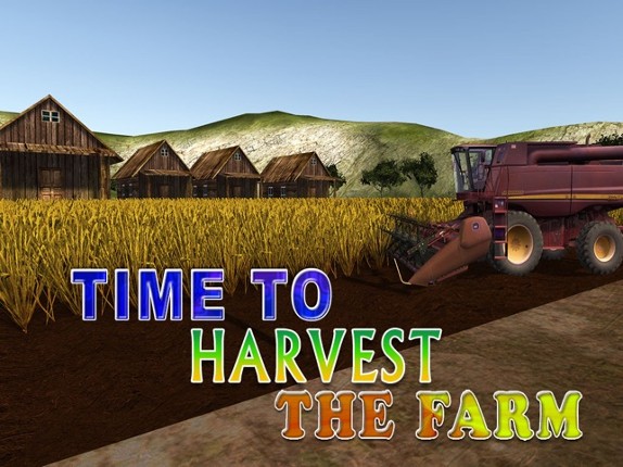 Farm Harvester Simulator – Farming tractor driving &amp; trucker simulator game screenshot