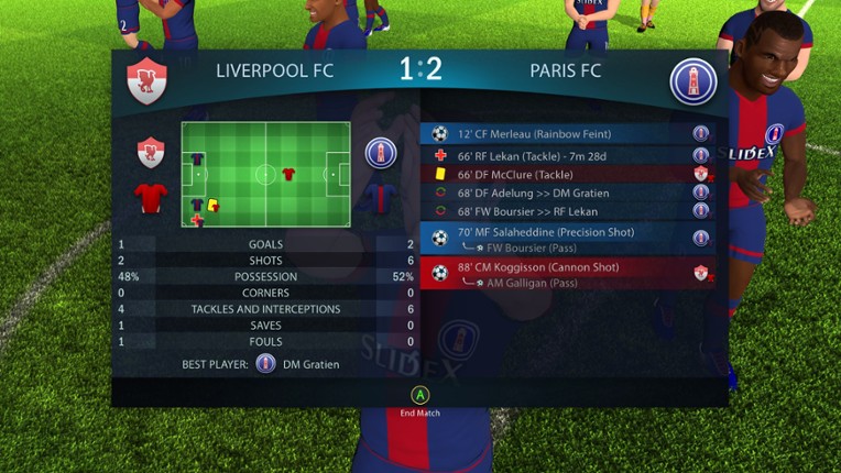 Football, Tactics & Glory – Treble Deluxe Edition screenshot