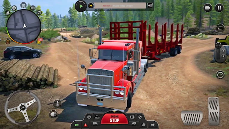 US Real Mega Truck Driver 3D screenshot
