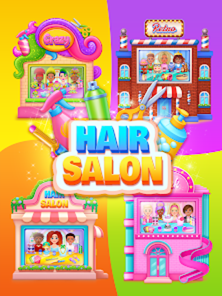Hair Salon Games For Kids screenshot