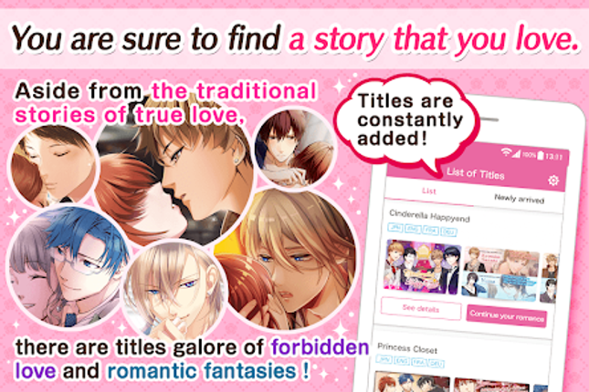 Love stories & Otome Games L.O screenshot