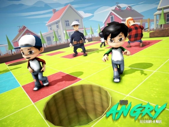 Hello Angry Neighbor-A Maze!! screenshot