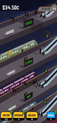 Hyper Metro: Idle Game screenshot