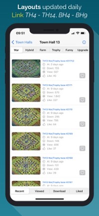 Maps for Clash Of Clans screenshot