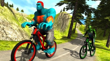 Offroad Superhero Bicycle Race Image