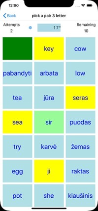 PickAPair Malay - English screenshot