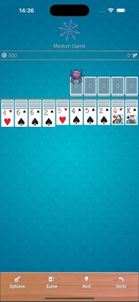 Relaxed Spider Solitaire screenshot