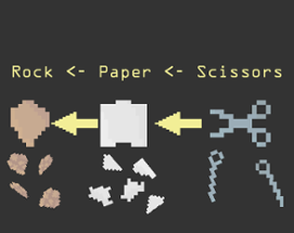 Rock <- Paper <- Scissors Image