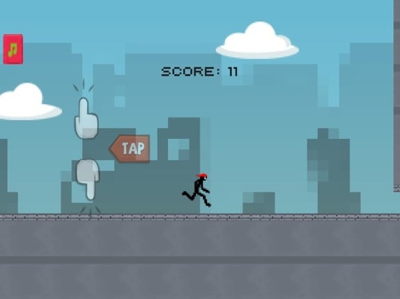 Stickman Runner Sprint City - Jump, Dash, & Swing in Stunt Draw City 2 : Parkour Running screenshot