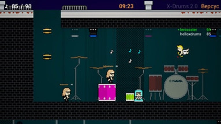 X-Drums 2.0 Multiplayer Platformer Image