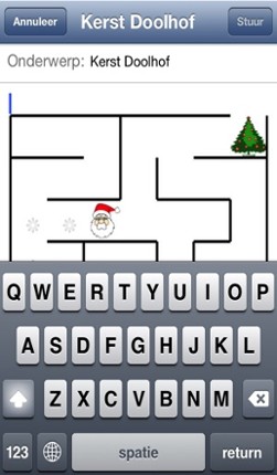 Xmas Tree Maze (santa vs the snowman) screenshot