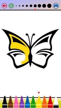 Butterfly Coloring Book For Kids Image
