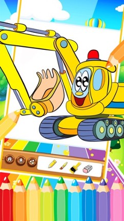Car Fire Truck Free Printable Coloring Pages For Kids screenshot