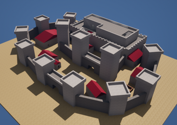 Castle Whitebox Level screenshot