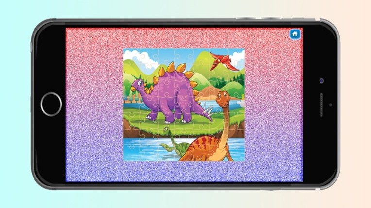 Dinosaur Jigsaw Puzzle Fun Game for Kids Image
