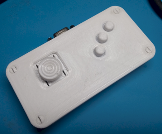 DIY Amiga & C64 GamePad 3D printable Image