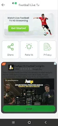 Live Football TV Streaming HD Image
