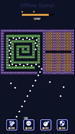 Bricks Breaker - brick game screenshot