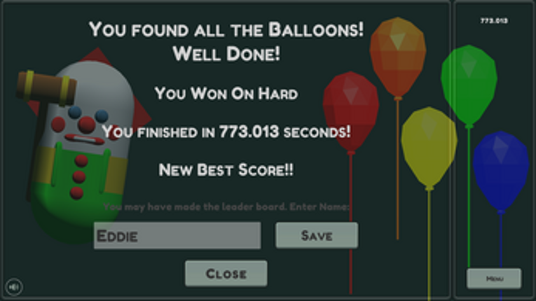 Balloon Sweeper screenshot