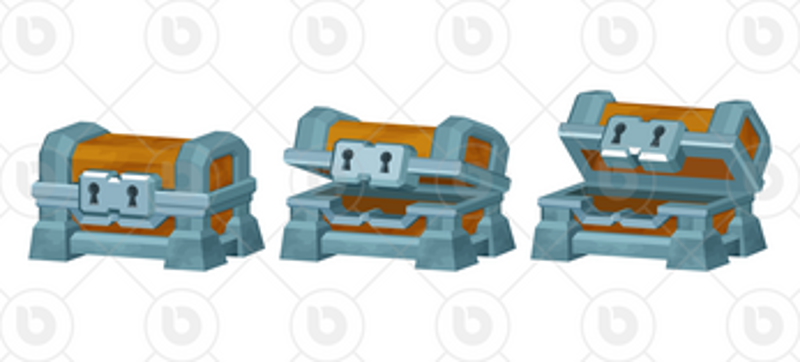 Game Chests With Open up Animation Image