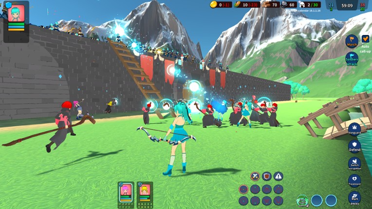 Gorgeous and Fantastic Battle screenshot