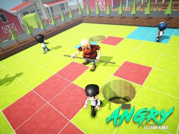 Hello Angry Neighbor-A Maze!! screenshot