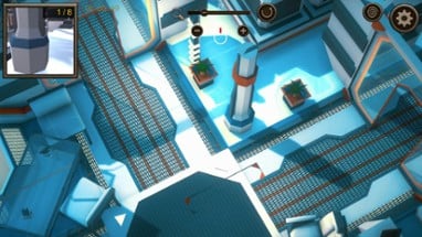 Hidden Space Station Top-Down 3D Image