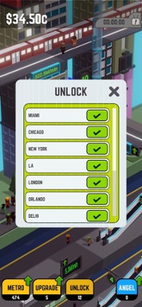 Hyper Metro: Idle Game screenshot