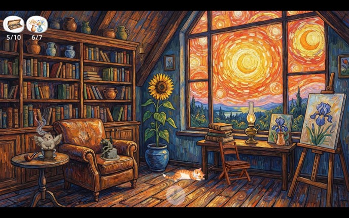 Meow Time Machine: VAN GOGH Plus Image