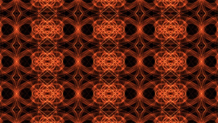 Orange Abstract Fractal HD Wallpaper ~ Liquid Light Series #5 Image