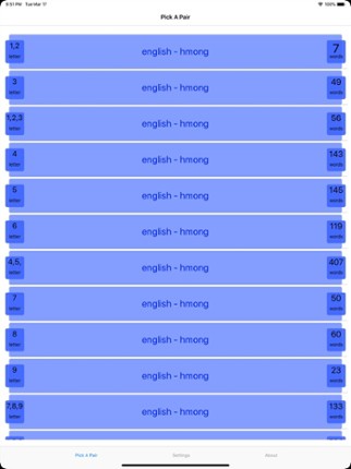 PickAPair Hmong - English Image