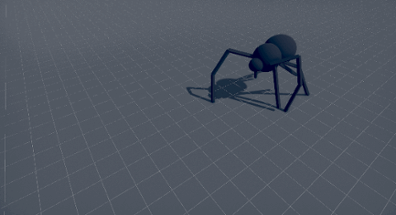 Procedurally Animated Spider Image