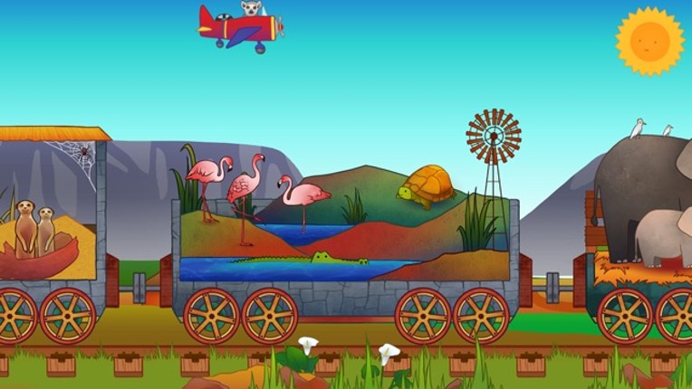 Safari Train for Toddlers screenshot