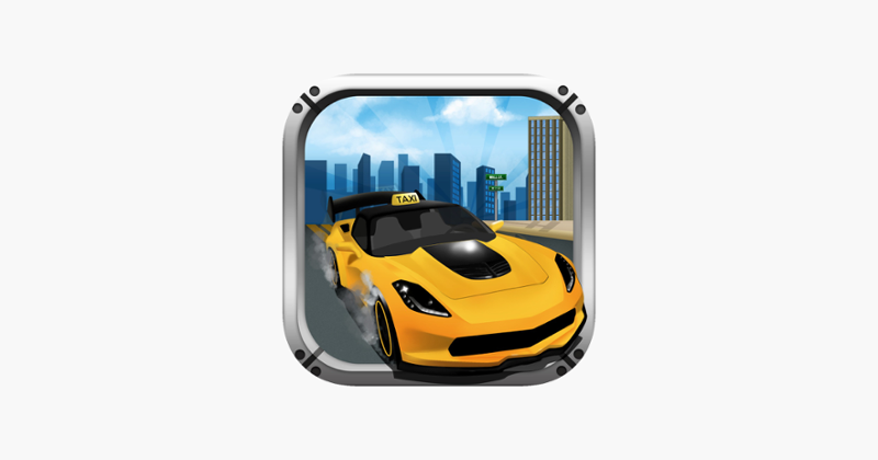 Taxi Cab Crazy Race 3D - City Racer Driver Rush Image