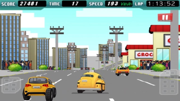 Taxi Cab Crazy Race 3D - City Racer Driver Rush screenshot
