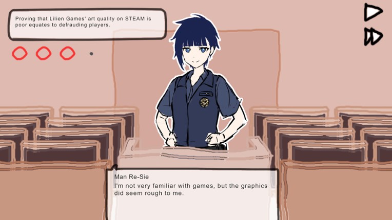 Who is the Defendant: Deliberately Rough screenshot