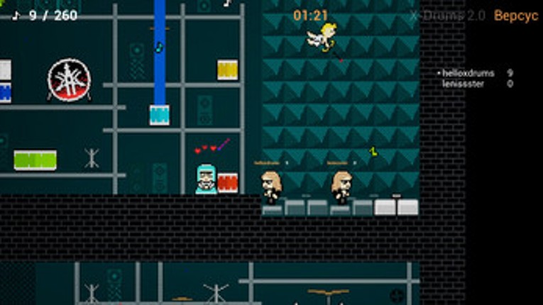 X-Drums 2.0 Multiplayer Platformer screenshot