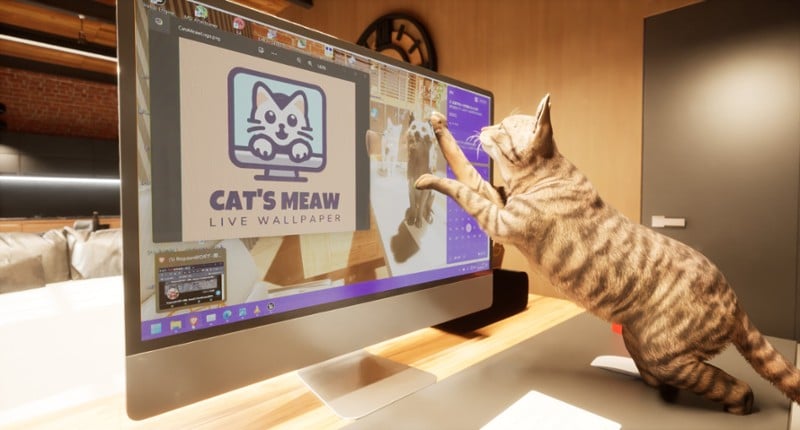 Cat's Meow Live Wallpaper screenshot