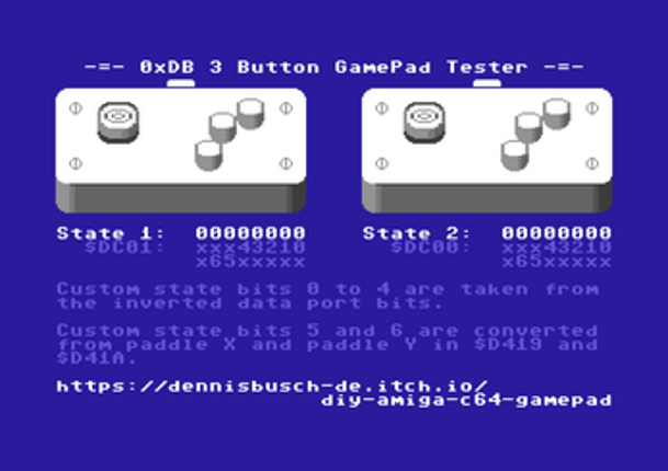 DIY Amiga & C64 GamePad 3D printable screenshot