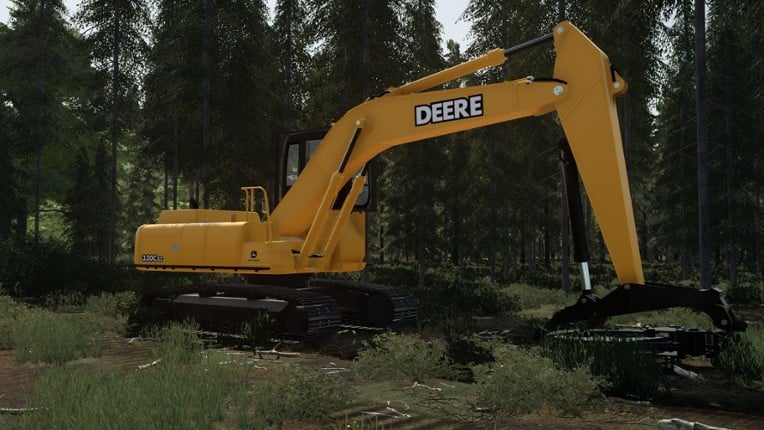 FS22 John Deere 330CLC Log Loader Conversion Game Cover