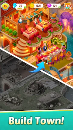 Merge Kitchen - Cook & Story screenshot