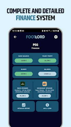 FootLord - Football Manager screenshot